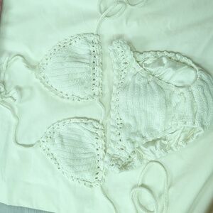 Pre loved Victoria's Secret crochet bikini